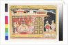 The Worship of Vishnu at the Birth of Krishna, before 1560 by Indian School