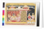 The Worship of Vishnu at the Birth of Krishna, before 1560 by Indian School
