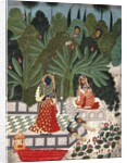 Krishna uses a ruse to meet his beloved, 1781 by Bhoya Bhoya