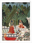 Krishna uses a ruse to meet his beloved, 1781 by Bhoya Bhoya