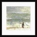 Lone Fisherman 4, 2015 by Lincoln Seligman