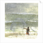 Lone Fisherman 4, 2015 by Lincoln Seligman