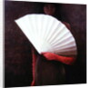 Girl with White Fan by Lincoln Seligman