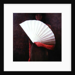 Girl with White Fan by Lincoln Seligman