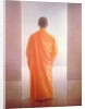 Young Monk, back view, Vietnam by Lincoln Seligman