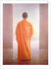 Young Monk, back view, Vietnam by Lincoln Seligman