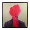 Red Turban, Purple Jacket by Lincoln Seligman