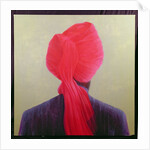 Red Turban, Purple Jacket by Lincoln Seligman