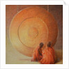 Monk, Gong and Pupil by Lincoln Seligman