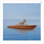 Donkey in a Riva, 2010 by Lincoln Seligman