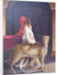 Chauffeur + cheetah, 2019 by Lincoln Seligman