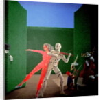 Berkley Hotel Murals - 2 by Lincoln Seligman