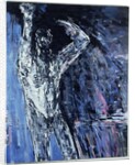Naked man, right hand panel of a diptych, 1990 by Stephen Finer