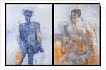 Diptych of Duncan Hume dancing aged 38, 2011 by Stephen Finer