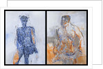 Diptych of Duncan Hume dancing aged 38, 2011 by Stephen Finer