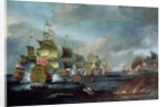 The Battle of Lowestoft, June 3rd, 1665 by Adriaen van Diest