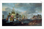The Battle of Lowestoft, June 3rd, 1665 by Adriaen van Diest