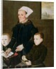 Alice Barnham and her Two Sons Martin and Steven, 1557 by English School