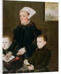 Alice Barnham and her Two Sons Martin and Steven, 1557 by English School