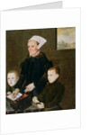 Alice Barnham and her Two Sons Martin and Steven, 1557 by English School
