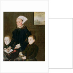 Alice Barnham and her Two Sons Martin and Steven, 1557 by English School