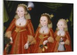 Portrait of Three Girls, c.1620 by William Larkin