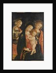 The Madonna and Child with Two Female Saints, c.1500 by Master of the Cortona Tondo