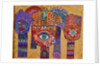 Protective Amulets, 1992 by Laila Shawa