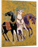 3 Horses, 1975 by Laila Shawa