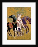 3 Horses, 1975 by Laila Shawa