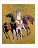 3 Horses, 1975 by Laila Shawa