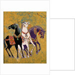 3 Horses, 1975 by Laila Shawa