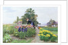 The Flower Garden, 1888 by Cesar Pattein