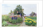 The Flower Garden, 1888 by Cesar Pattein