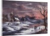 Winter Landscape by German School