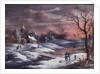 Winter Landscape by German School