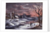 Winter Landscape by German School
