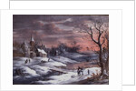 Winter Landscape by German School