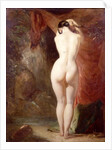 Diana standing by a waterfall by William Etty