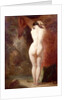 Diana standing by a waterfall by William Etty