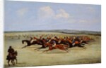 The Cambridgeshire Stakes, 1853 by Samuel Henry Alken