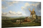 Kearsey's Windmill, Minchinhampton Common, Gloucestershire by Augustus Turner