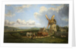 Kearsey's Windmill, Minchinhampton Common, Gloucestershire by Augustus Turner