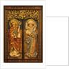 St. Adalbert and St. Ludmila, Patron Saints of Bohemia, 1920s by Czech School
