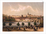 View of the Little Quarter and Prague Castle Hradcany, c.1845 by Francois Joseph Sandmann