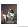 The Morning Toilet by Jean-Baptiste Simeon Chardin