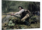 Elk Hunting, 1889 by Johan Tiren