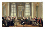 Conversation at Drottningholms Palace, 1779 by Pehr Hillestrom