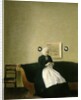 Interior with the Artist's Mother, 1889 by Vilhelm Hammershoi
