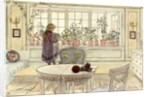 Flowers on the Windowsill by Carl Larsson